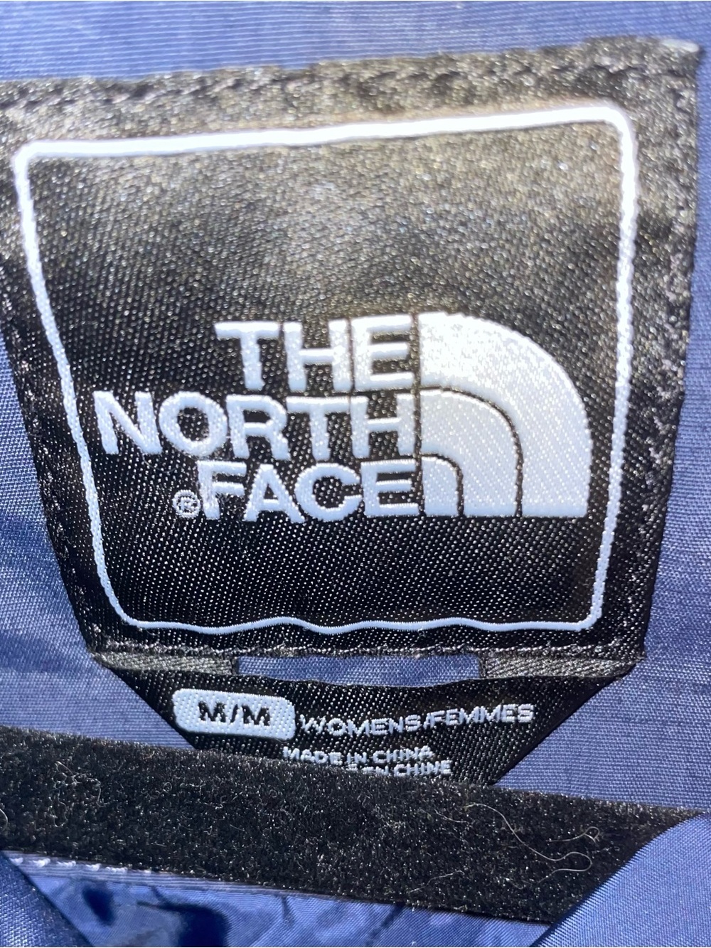 The North Face Womens Navy Lightweight Belted Packable Hooded Rain Jacket medium - Picture 2 of 14